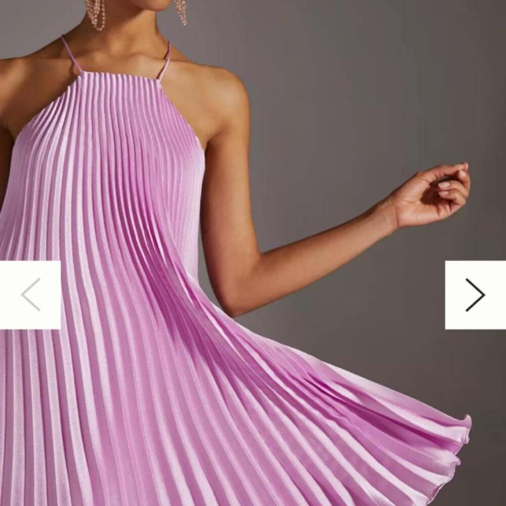 ML Monique Lhuillier Women's Pink and Purple Dress